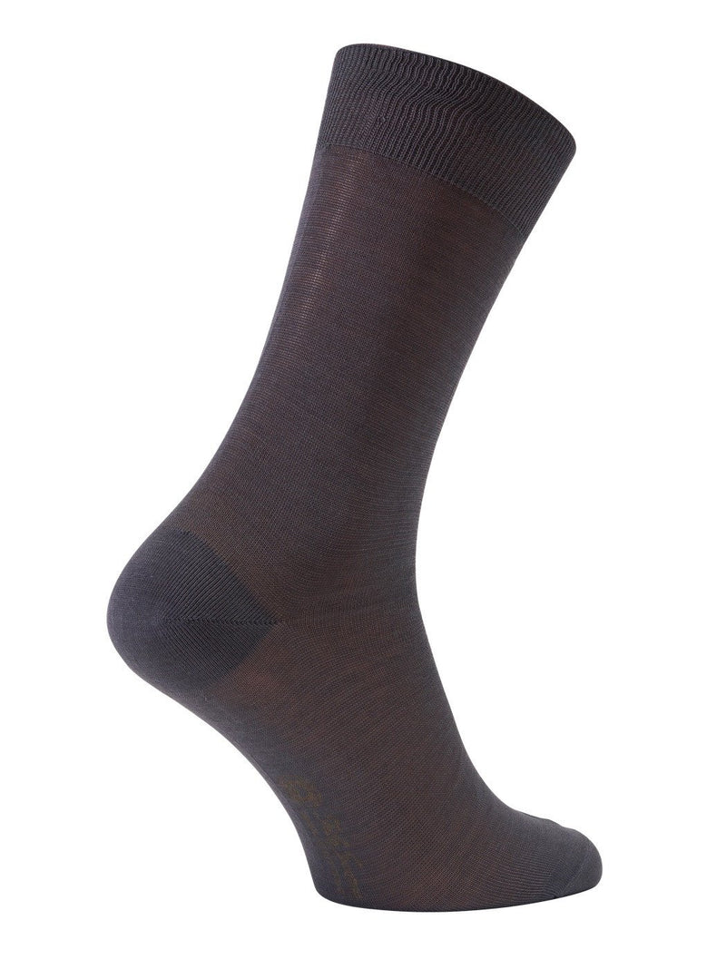 100% Mercerized Cotton Socks -Grey Colour