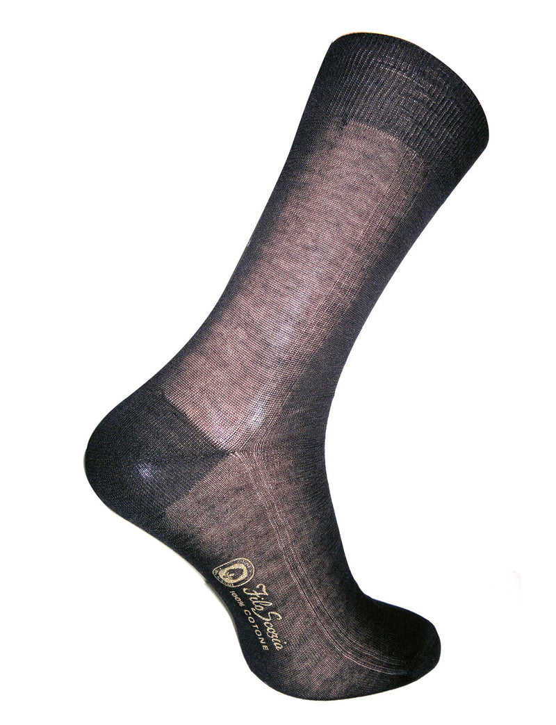 12 100% Mercerized Cotton Socks ,in Luxury Gift Box Black