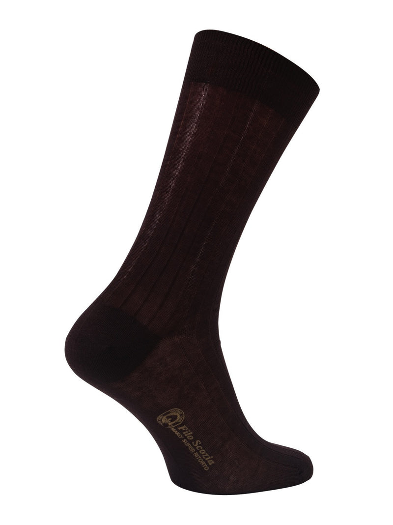 12 100% Mercerized Cotton Socks in Luxury Gift Box Black