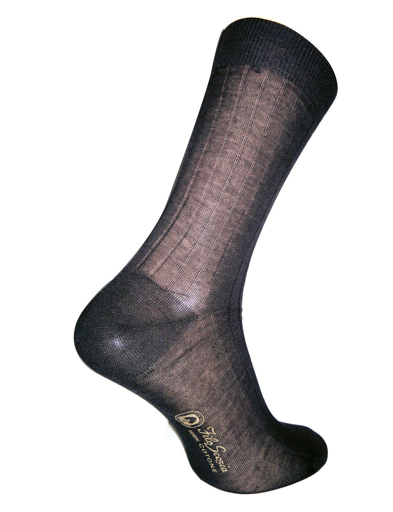 6  Stripe Design Mid Calf Socks In  Gift Box