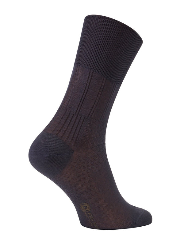  100 % Mercerized Cotton Diabetic Socks Navy Colour 