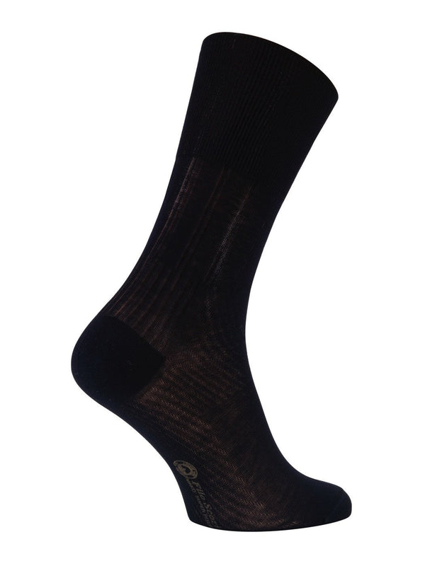  100 % Mercerized Cotton Diabetic Socks Anthracite Colour 