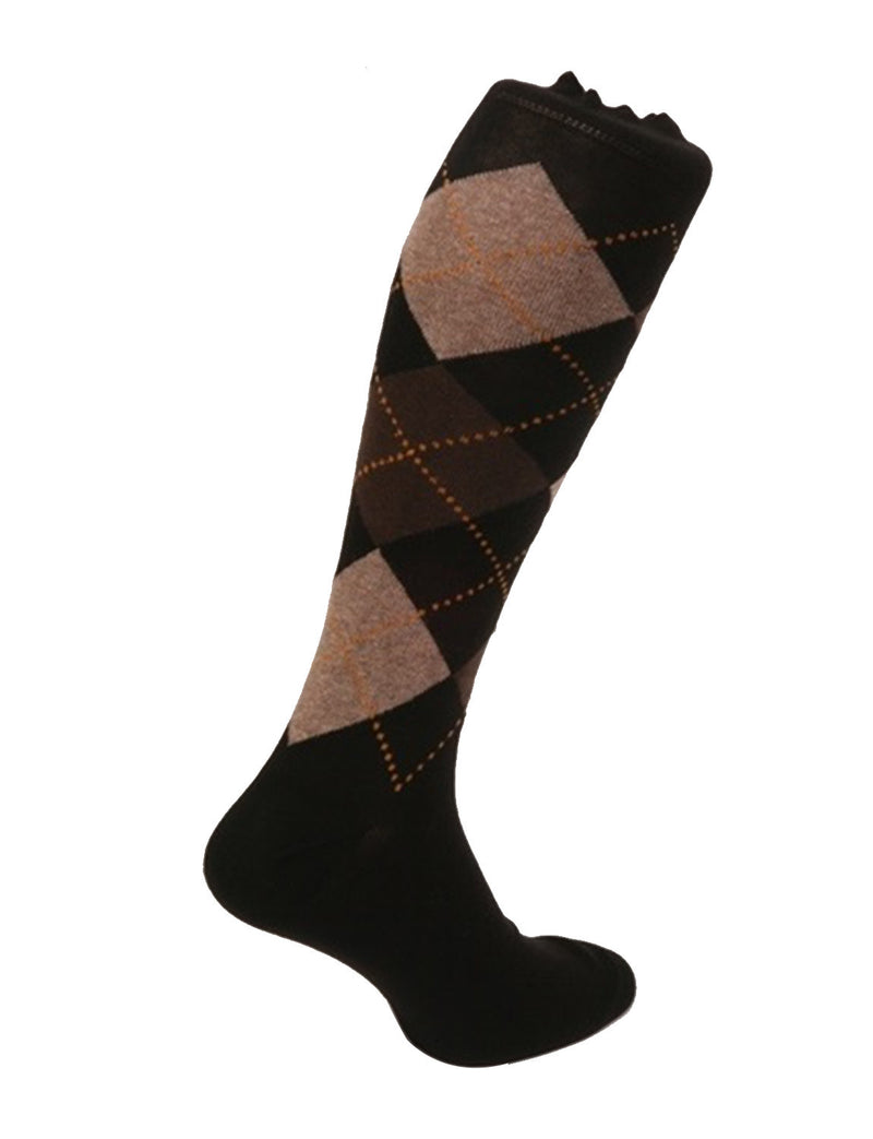 12 Argyle design Knee High Socks In luxury Gift Box